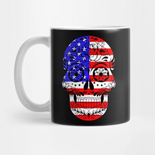 FLAG Skull Flower Mug